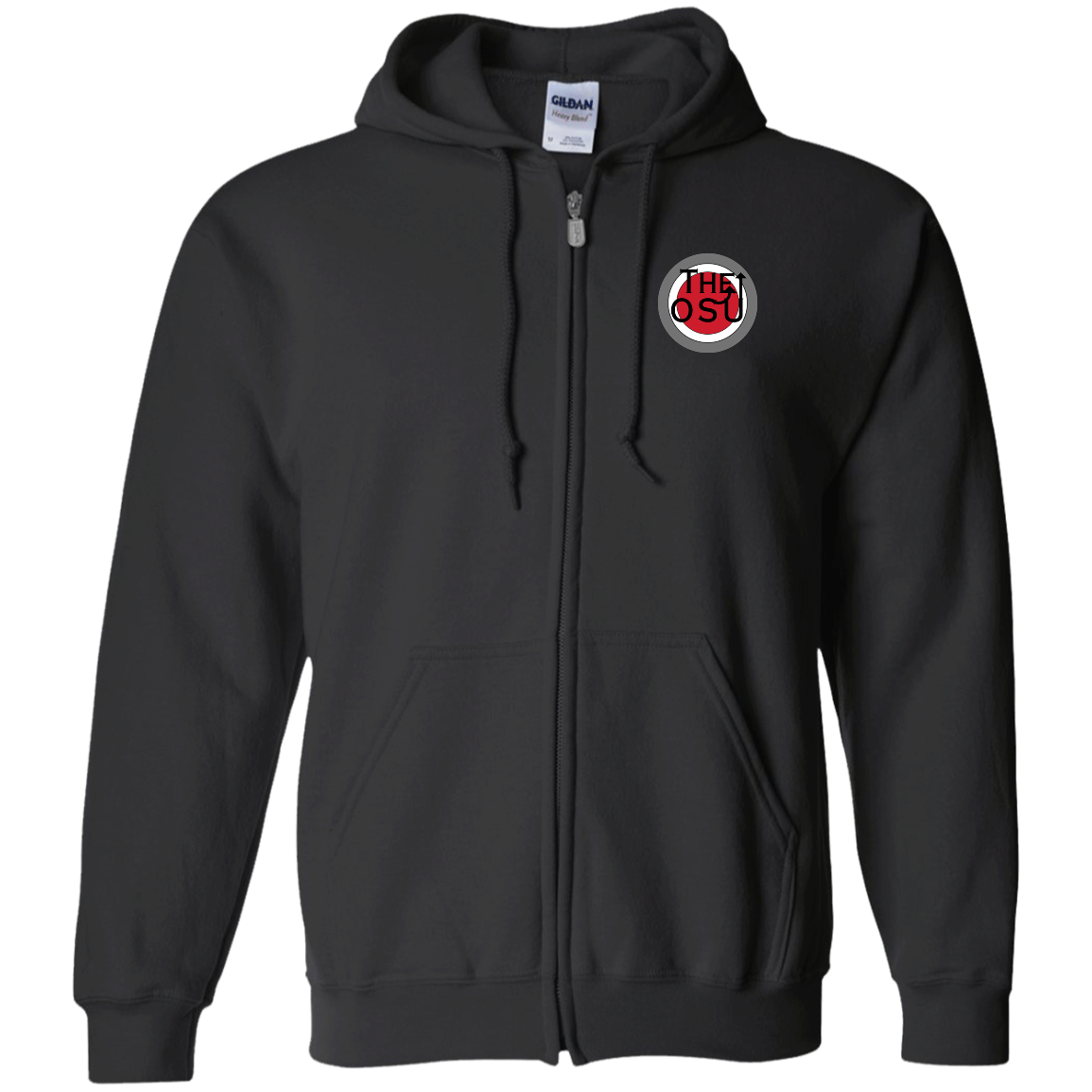 WHO SU Ohio State Zip Up Hooded Sweatshirt