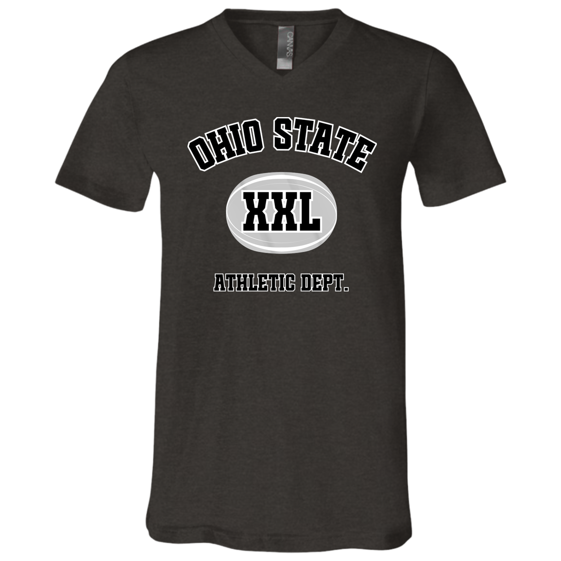 ATHLETICS Ohio State Unisex Jersey SS V-Neck T-Shirt