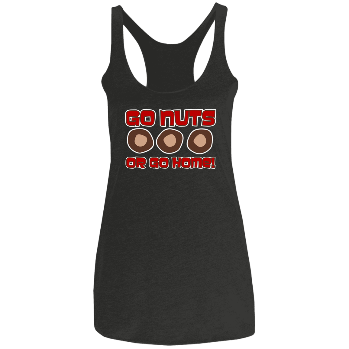 NUTS Ohio State Ladies' Triblend Racerback Tank