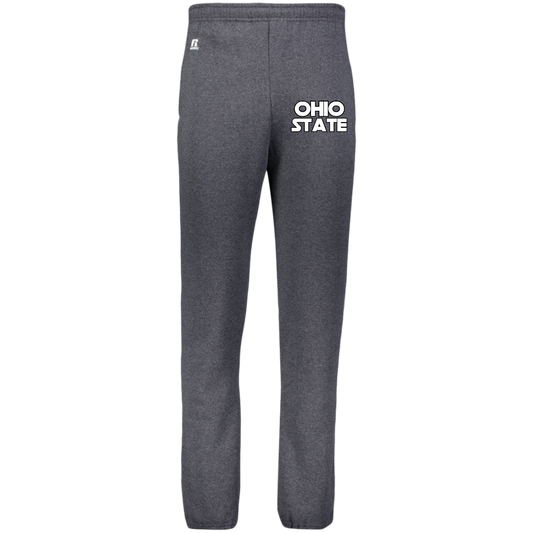 STAR Ohio State Dri-Power Closed Bottom Pocket Sweatpants