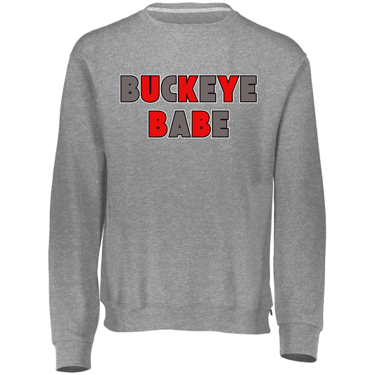 BUCKBABE Ohio State Youth Dri-Power Fleece Crewneck Sweatshirt