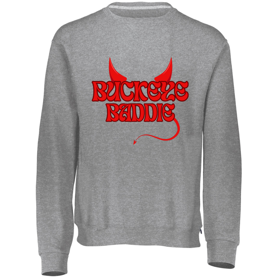 BADDIE Ohio State Youth Dri-Power Fleece Crewneck Sweatshirt