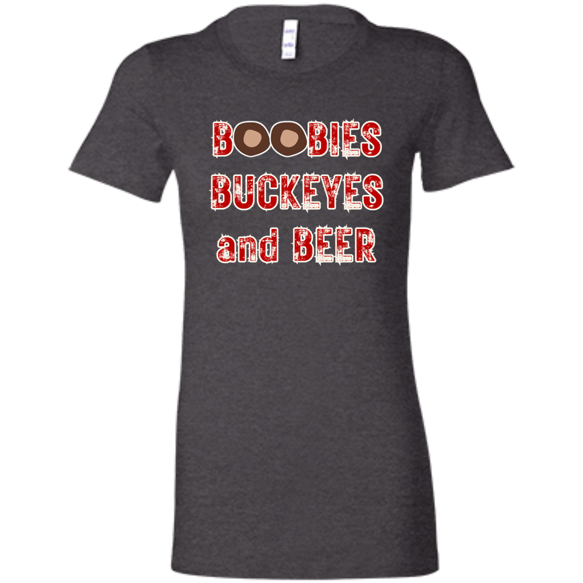 BOOBIES Ohio State Ladies' Favorite T-Shirt