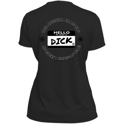 HELLO Ohio State Ladies’ Moisture-Wicking V-Neck Tee