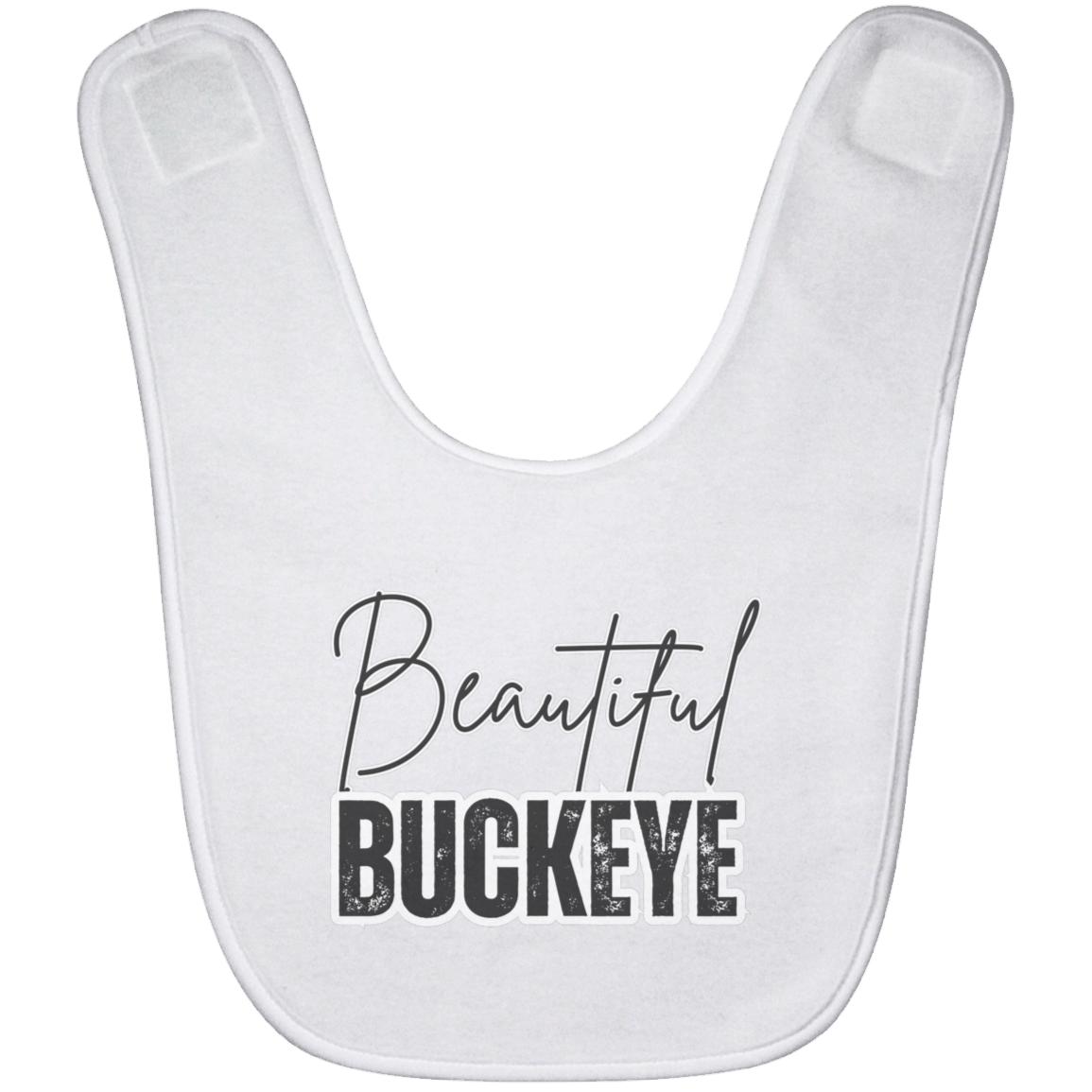 BEAUTIFUL Ohio State Baby Bib