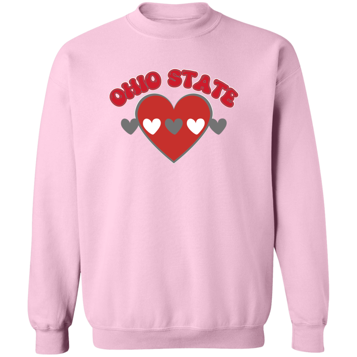 LOVE Ohio State Crewneck Pullover Sweatshirt