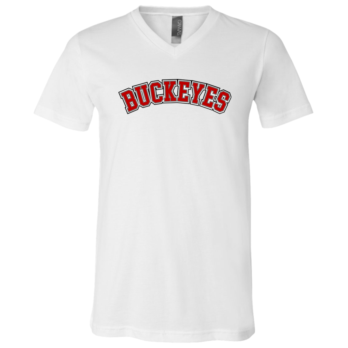 BUCKEYES Ohio State Unisex Jersey SS V-Neck T-Shirt