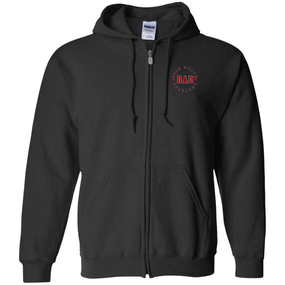 OSUDAD Ohio State Zip Up Hooded Sweatshirt