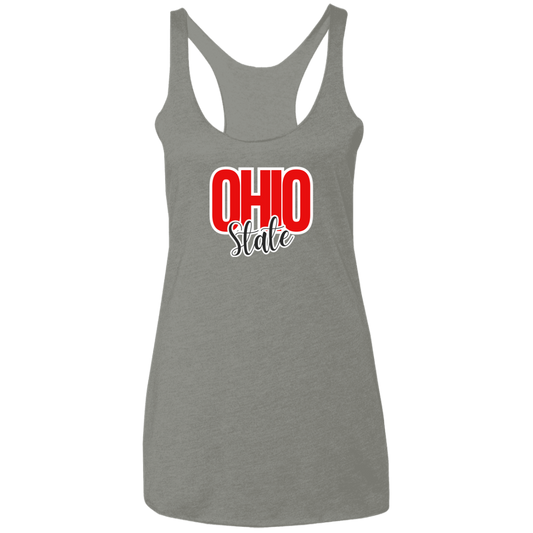 OHSTATE Ohio State Ladies' Triblend Racerback Tank