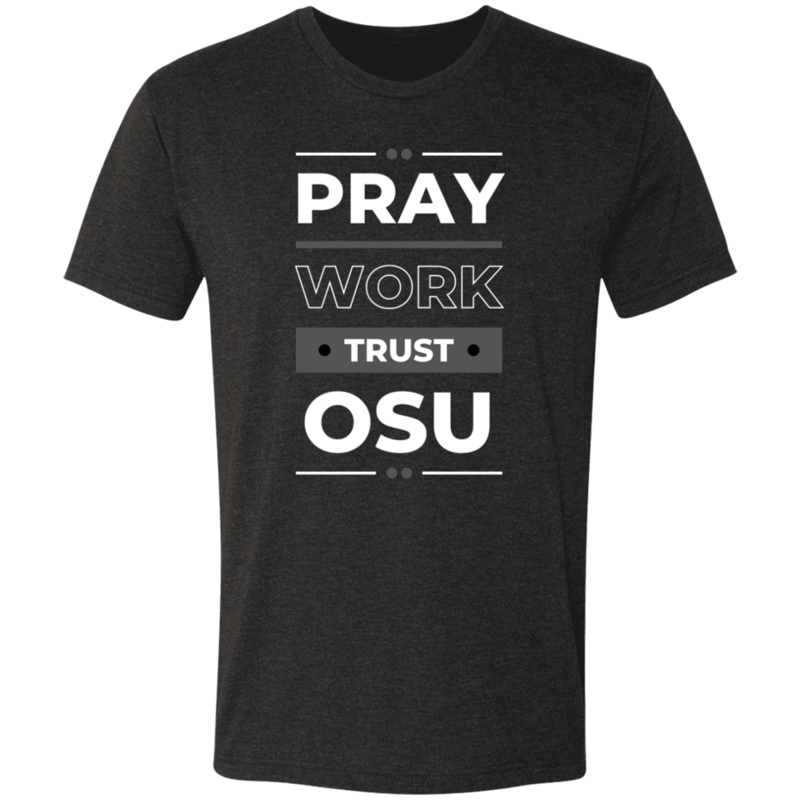 PRAY Ohio State Men's Triblend T-Shirt