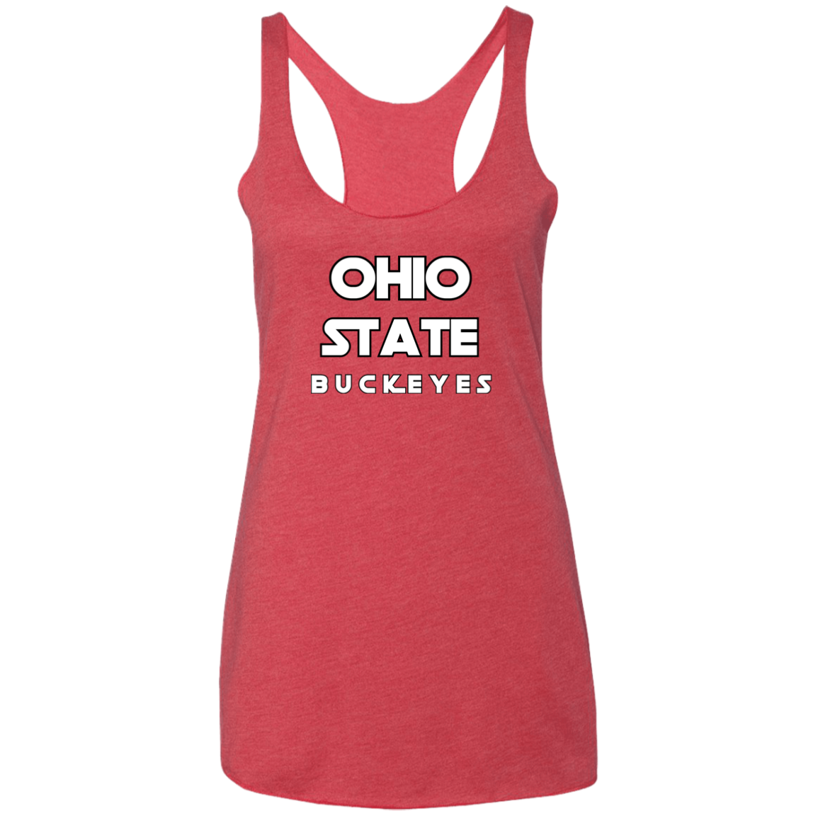 STAR Ohio State Ladies' Triblend Racerback Tank