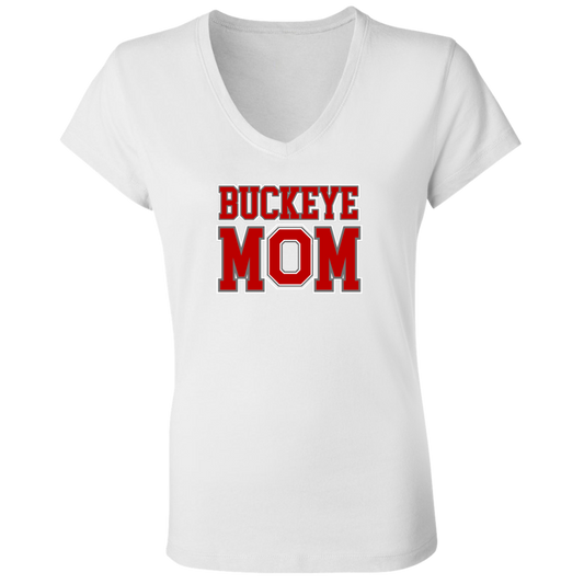 BM Ohio State Ladies' Jersey V-Neck T-Shirt