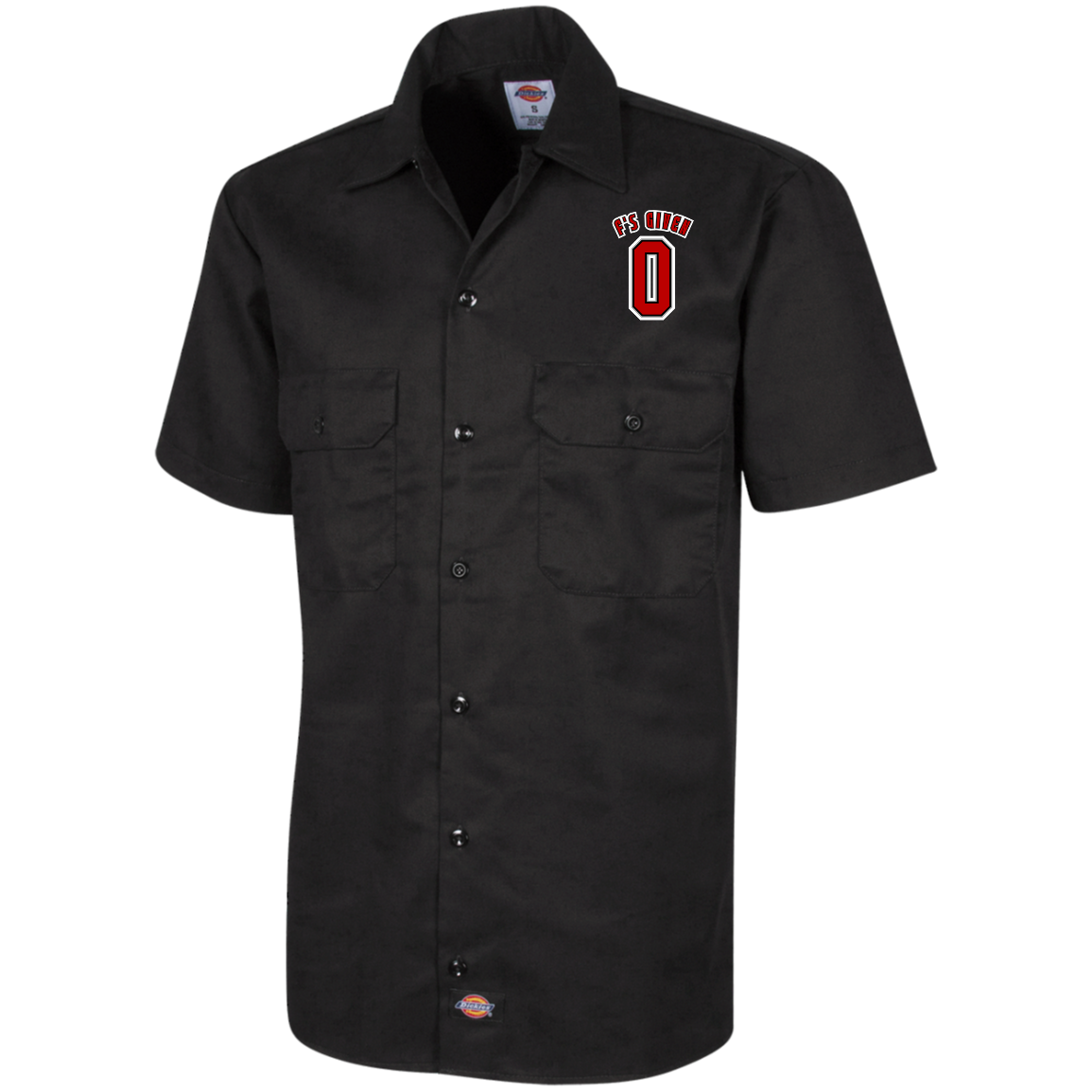 F'SGIVEN Ohio State Dickies Men's Short Sleeve Workshirt