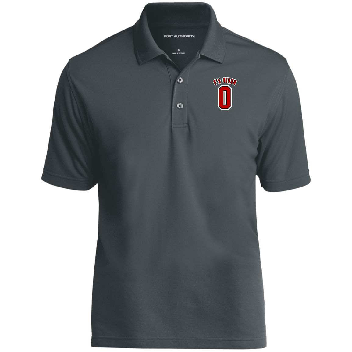 F'SGIVEN Ohio State Dry Zone UV Micro-Mesh Polo