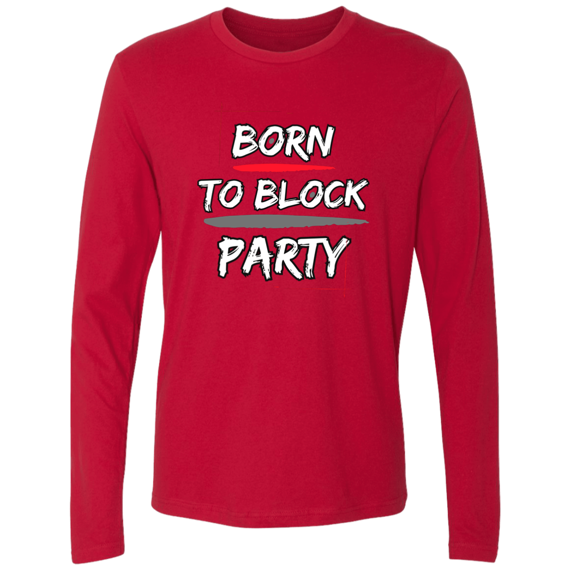 BLOCKPARTY Ohio State Men's Premium LS