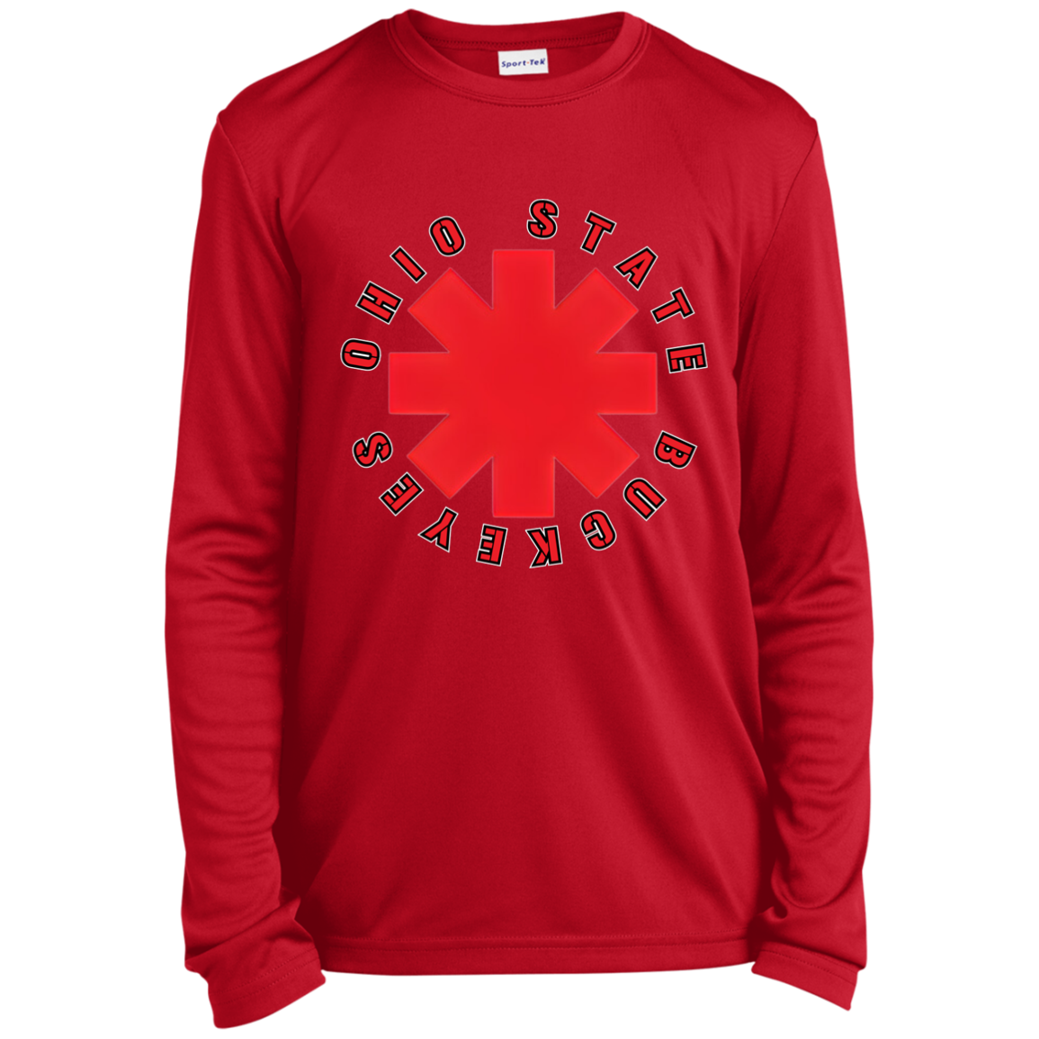 REDHOT Ohio State Youth Long Sleeve Performance Tee