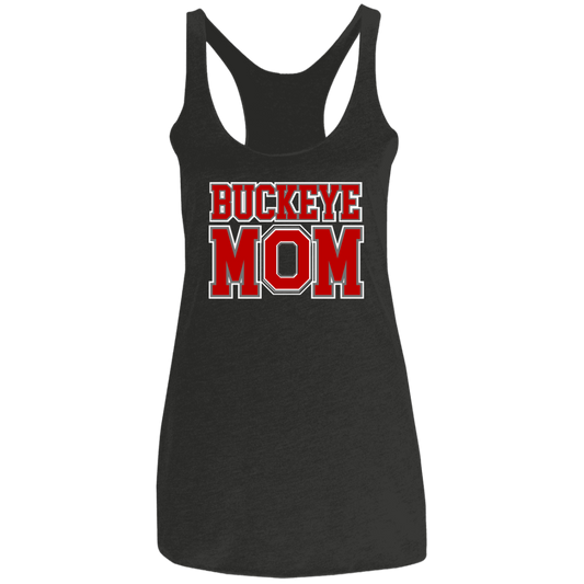 BM Ohio State Ladies' Triblend Racerback Tank