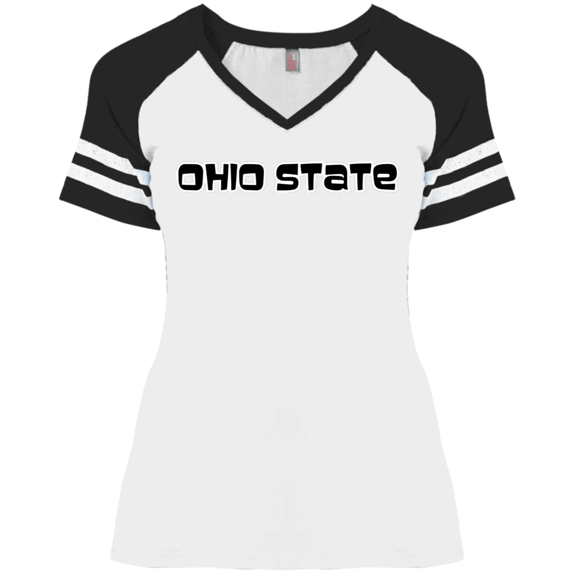 80'S CLASSIC Ohio State Classic Ladies' Game V-Neck T-Shirt