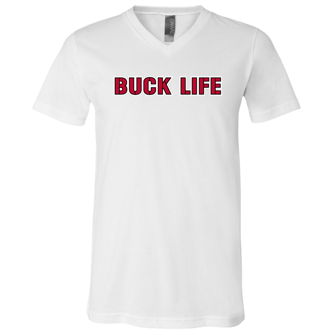 BUCKLIFE Ohio State Unisex Jersey SS V-Neck T-Shirt