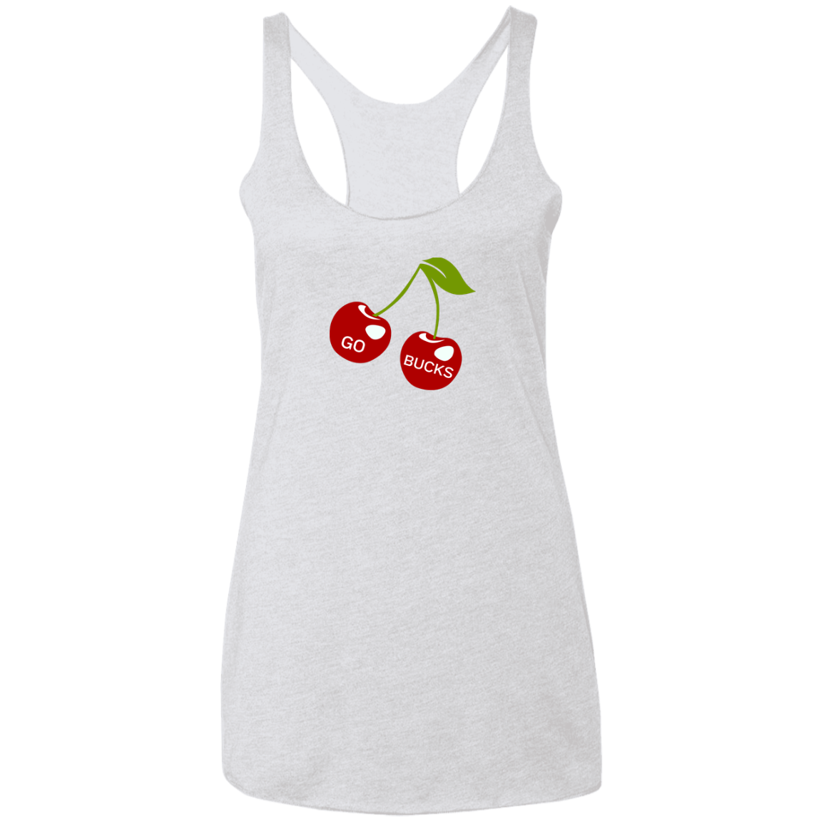 CHERRY Ohio State Ladies' Triblend Racerback Tank