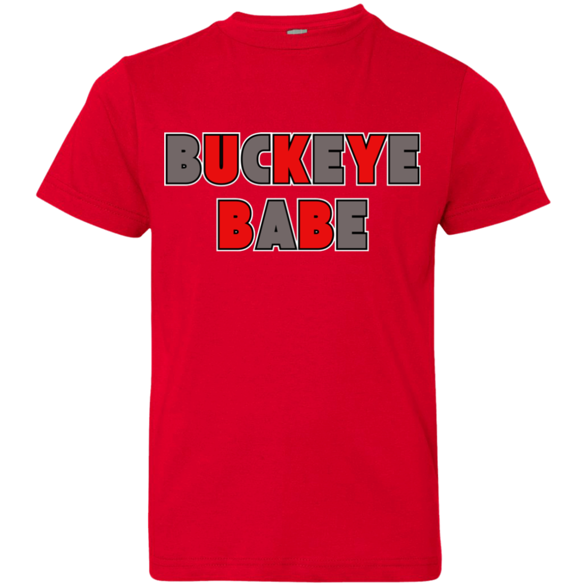 BUCKBABE Ohio State Youth Jersey T-Shirt