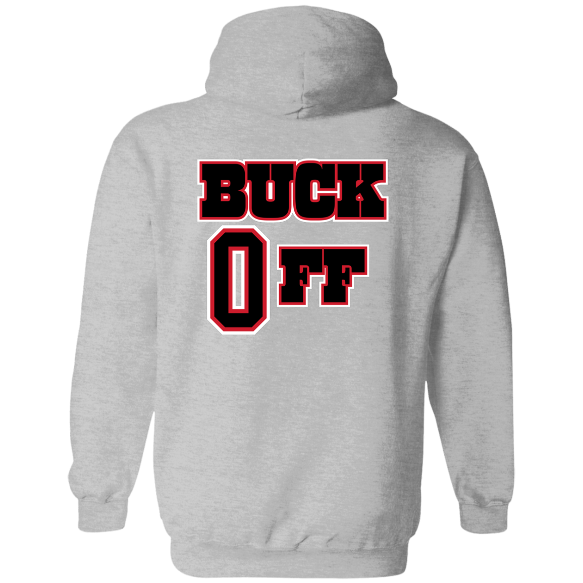 BUCKOFF Ohio State Zip Up Hooded Sweatshirt