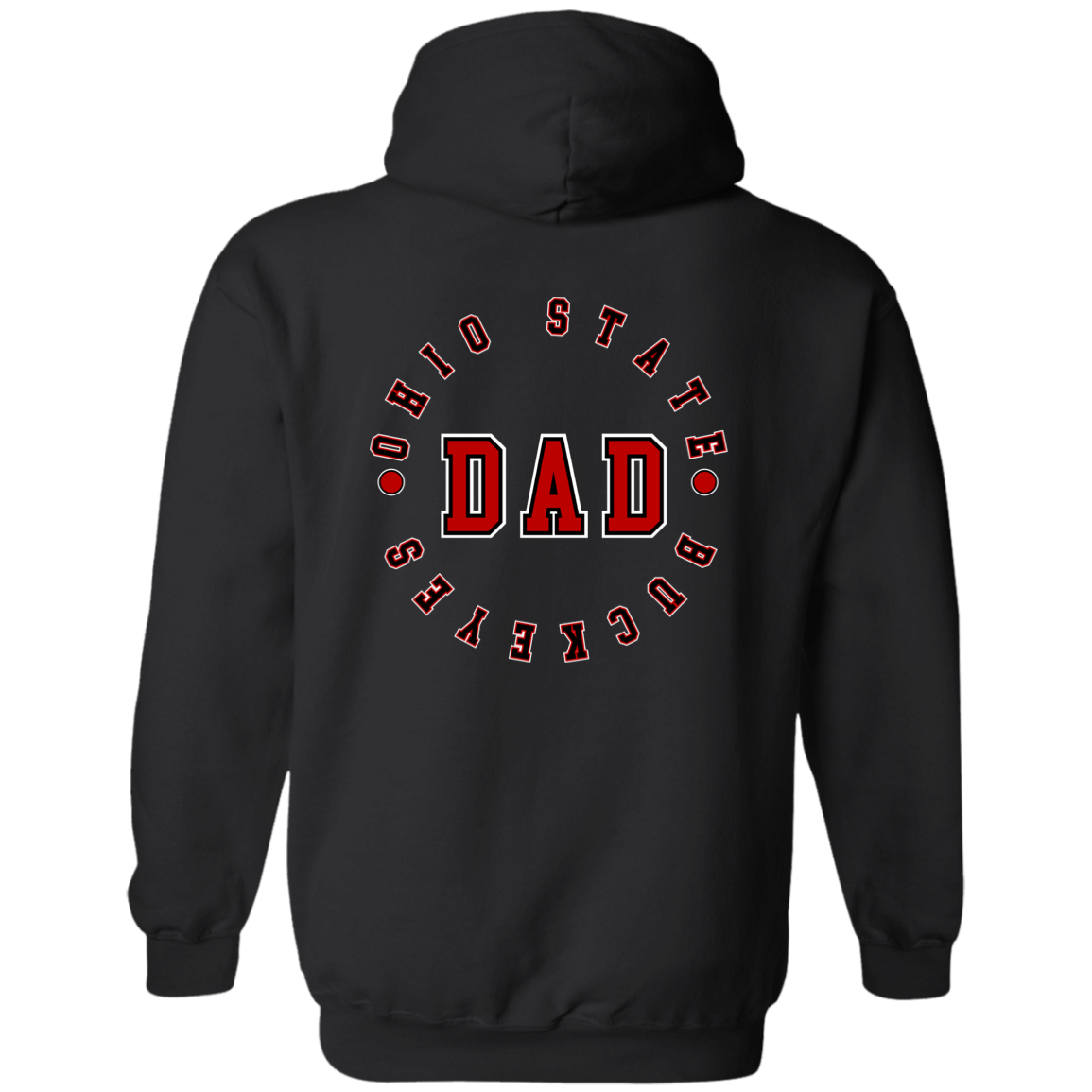 DAD Ohio State Zip Up Hooded Sweatshirt