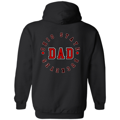 DAD Ohio State Zip Up Hooded Sweatshirt