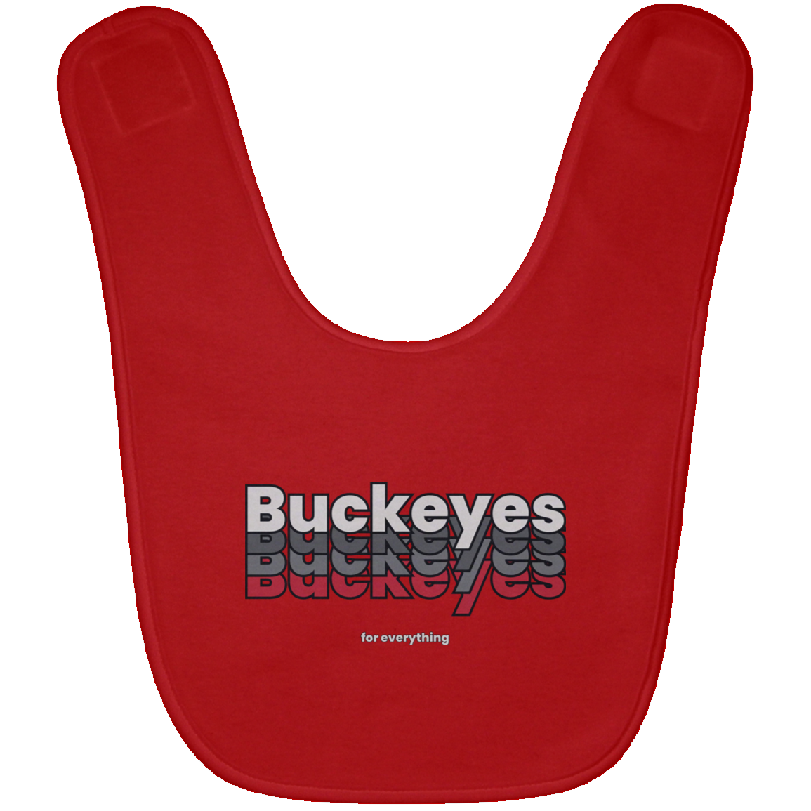 REPEAT Ohio State Baby Bib