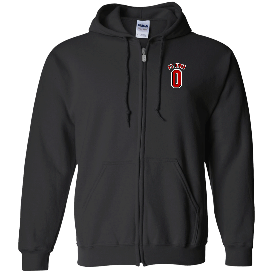 F'SGIVEN Ohio State Zip Up Hooded Sweatshirt