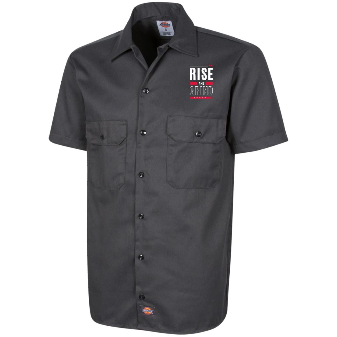 GRIND Ohio State Dickies Men's Short Sleeve Workshirt