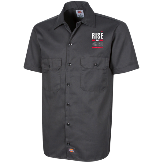 GRIND Ohio State Dickies Men's Short Sleeve Workshirt