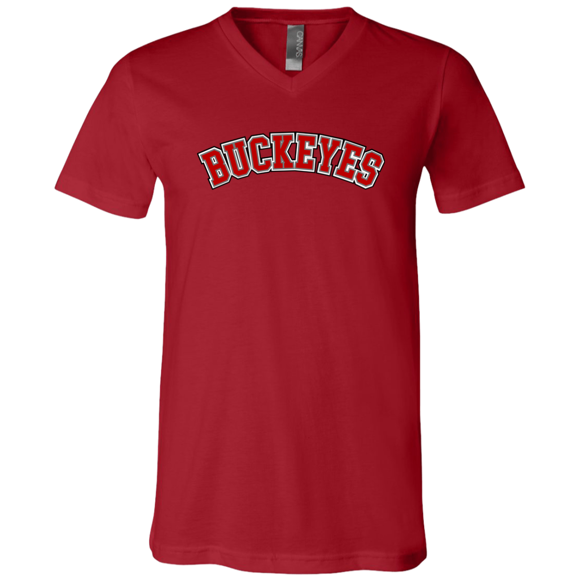 BUCKEYES Ohio State Unisex Jersey SS V-Neck T-Shirt