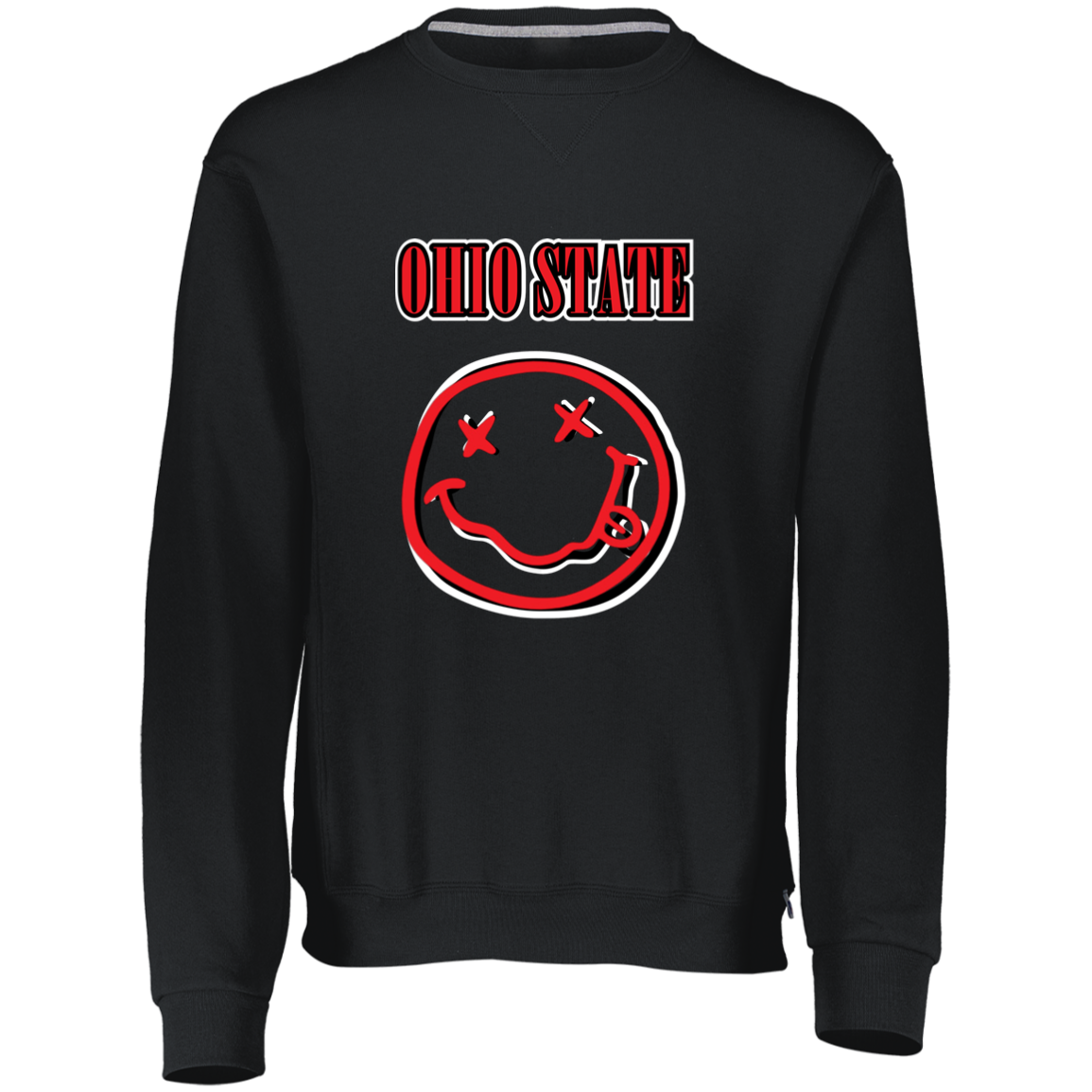 TEAMSPIRIT Ohio State Dri-Power Fleece Crewneck Sweatshirt