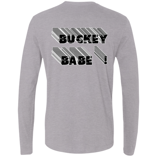 BUCKEYEBABE Ohio State Men's Premium LS