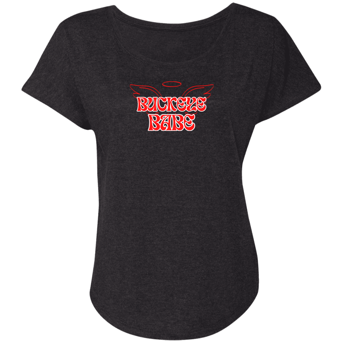 BABE Ohio State Ladies' Triblend Dolman Sleeve