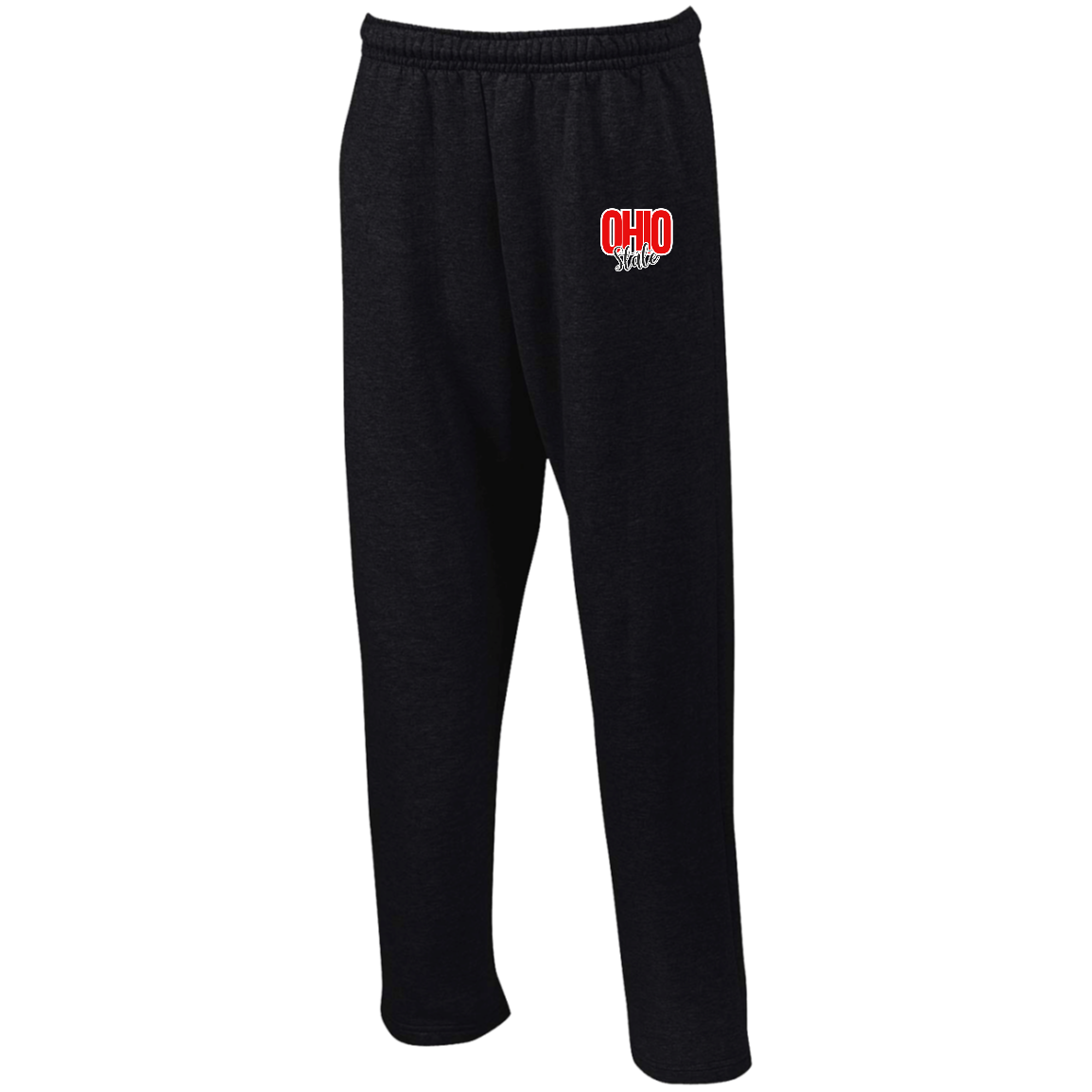 OHSTATE Ohio State Open Bottom Sweatpants with Pockets