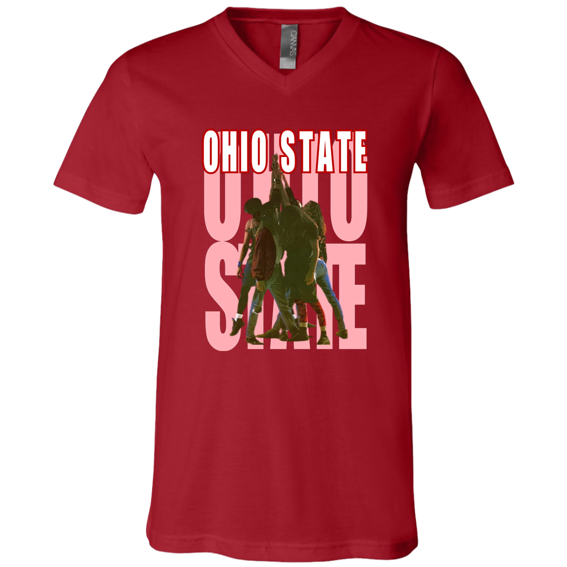 PJOHIO Ohio State Unisex Jersey SS V-Neck T-Shirt