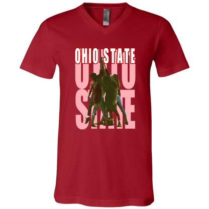 PJOHIO Ohio State Unisex Jersey SS V-Neck T-Shirt