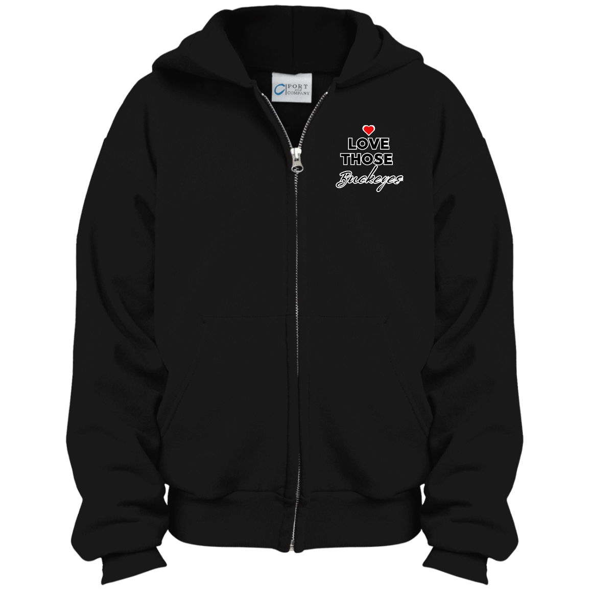 THOSE Ohio State Youth Full Zip Hoodie