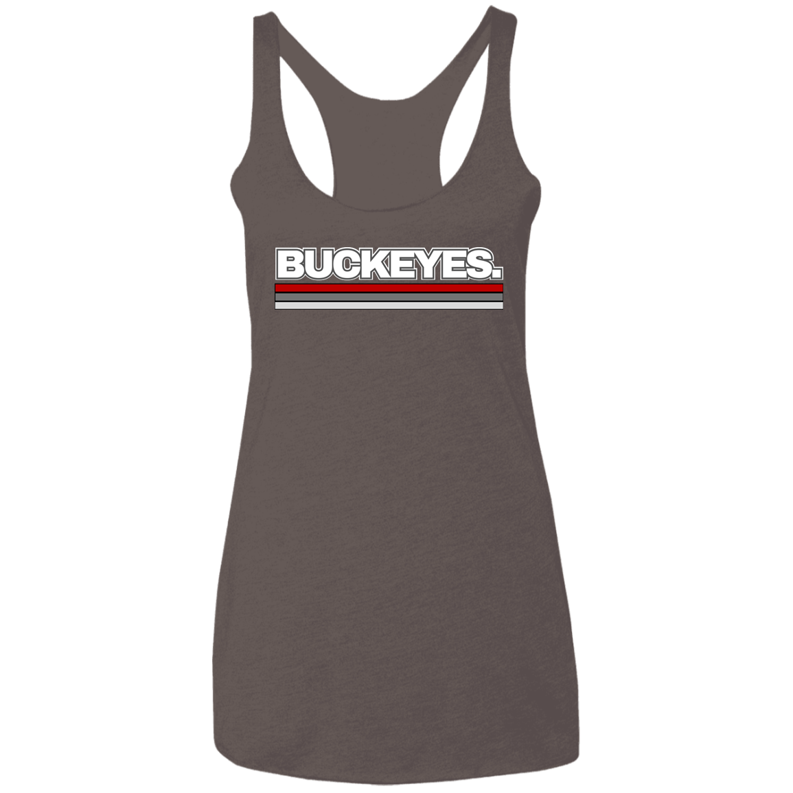 BUCKEYES. Ohio State Ladies' Triblend Racerback Tank