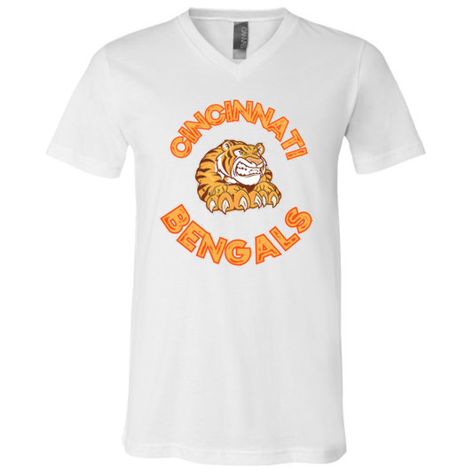 Cincinnati RETRO Unisex Jersey SS V-Neck T-Shirt