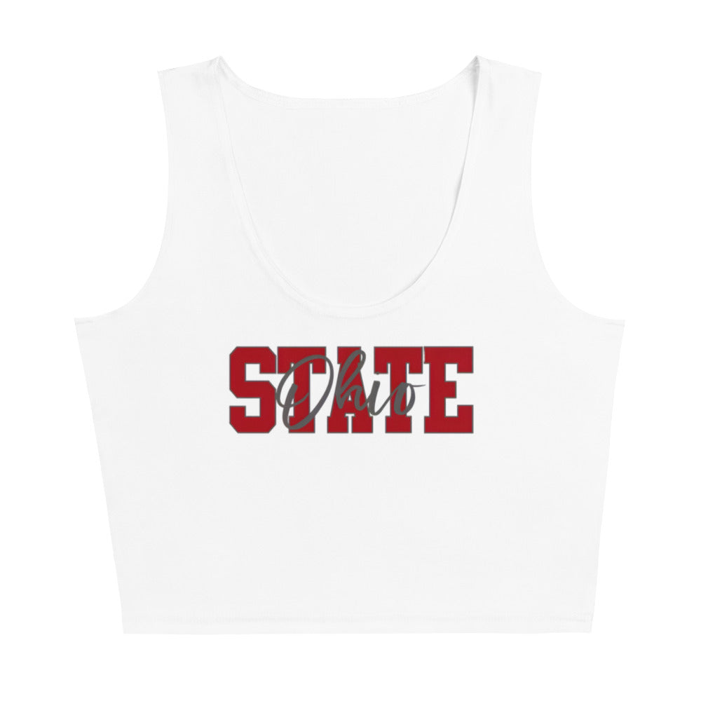 OhioState Gameday Crop Tank Top