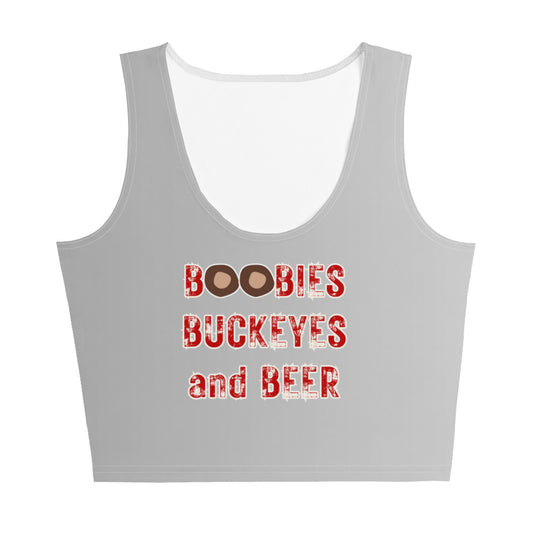 OhioState Gameday Crop Tank Top