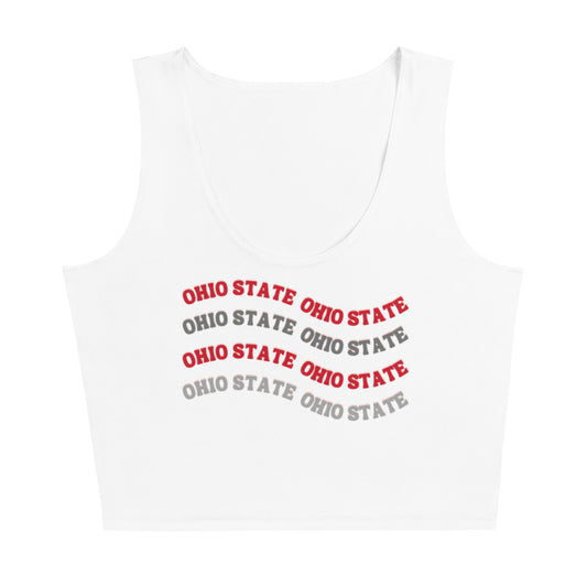 OhioState Gameday Crop Tank Top