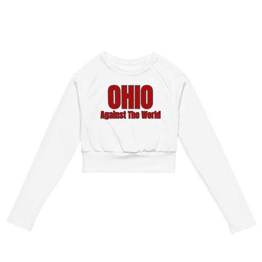 OhioState Gameday Recycled long-sleeve crop top