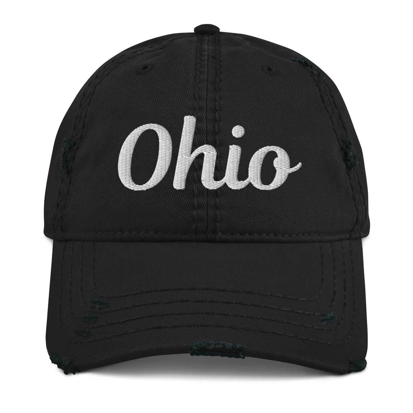 OHIO Retro Distressed Dad Hat