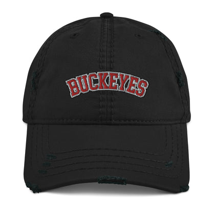 Buckeyes Distressed Dad Hat