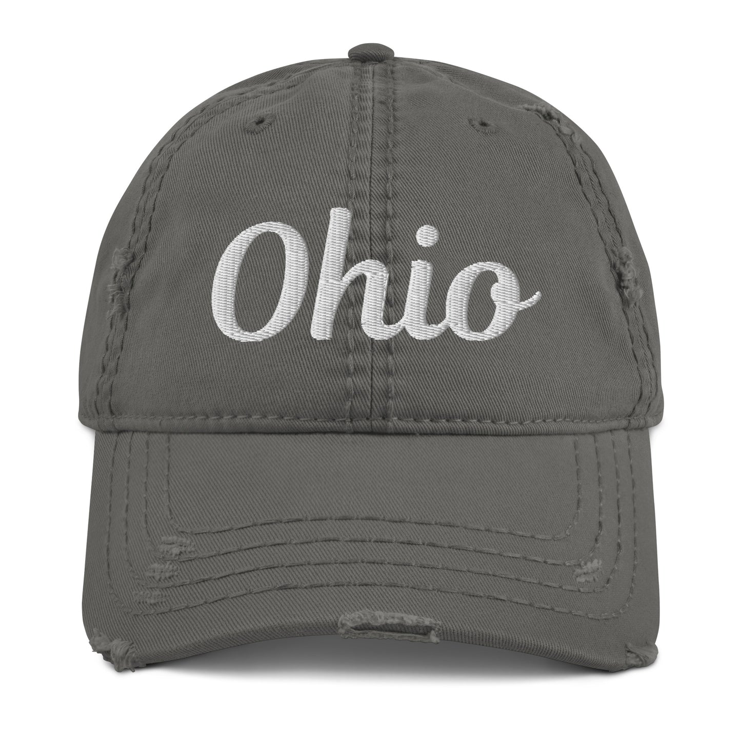 OHIO Retro Distressed Dad Hat