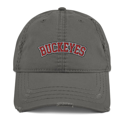 Buckeyes Distressed Dad Hat